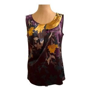 💜 NWT Tahari Top blouse Sleeveless Size XS